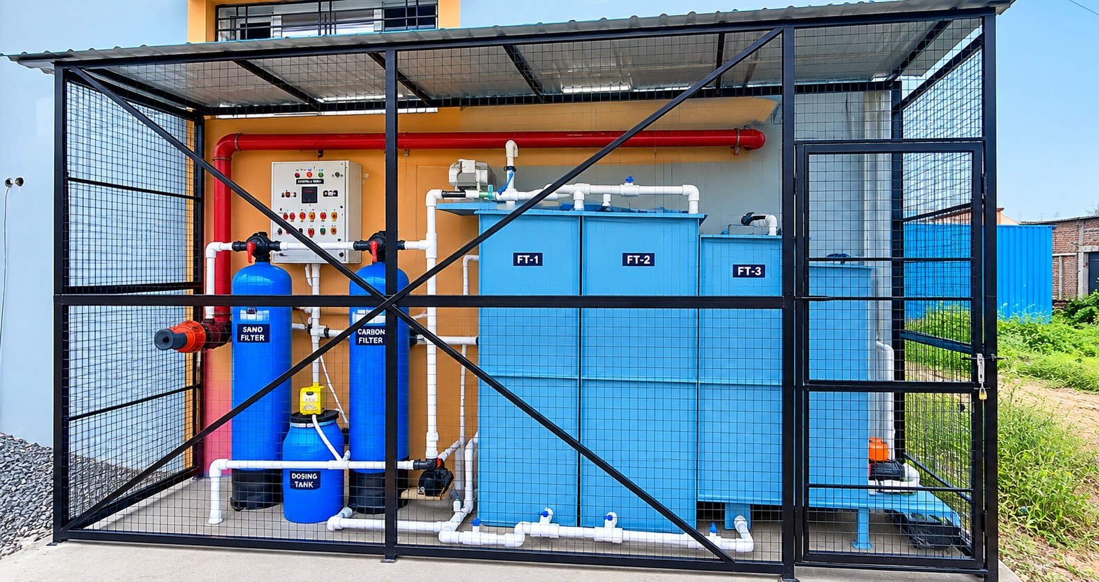 Packaged Combined Effluent Treatment Plant (CETP) installed at Sihora Hospital – A Unit of Lifepalix Healthcare Pvt. Ltd.