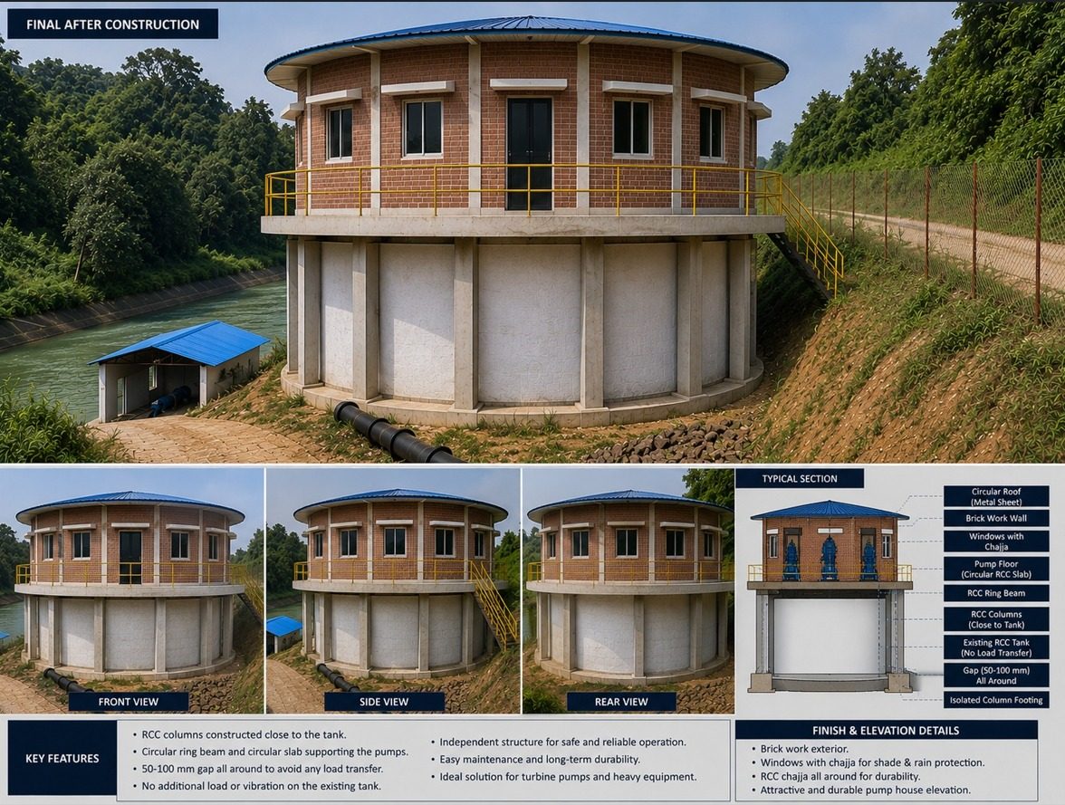 Proposed Pump House at Project Site