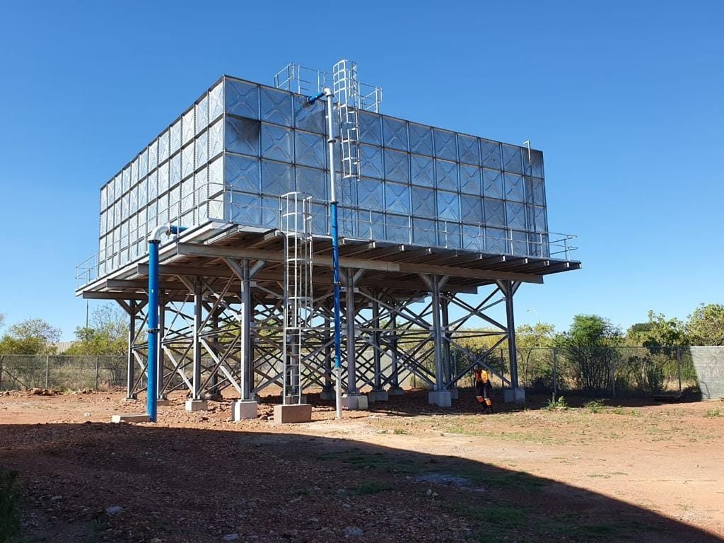 Zinc-Alum Pre-Fabricated Overhead Tank
